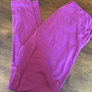 LuLaRoe - TC Medium Pinky Purple Leggings